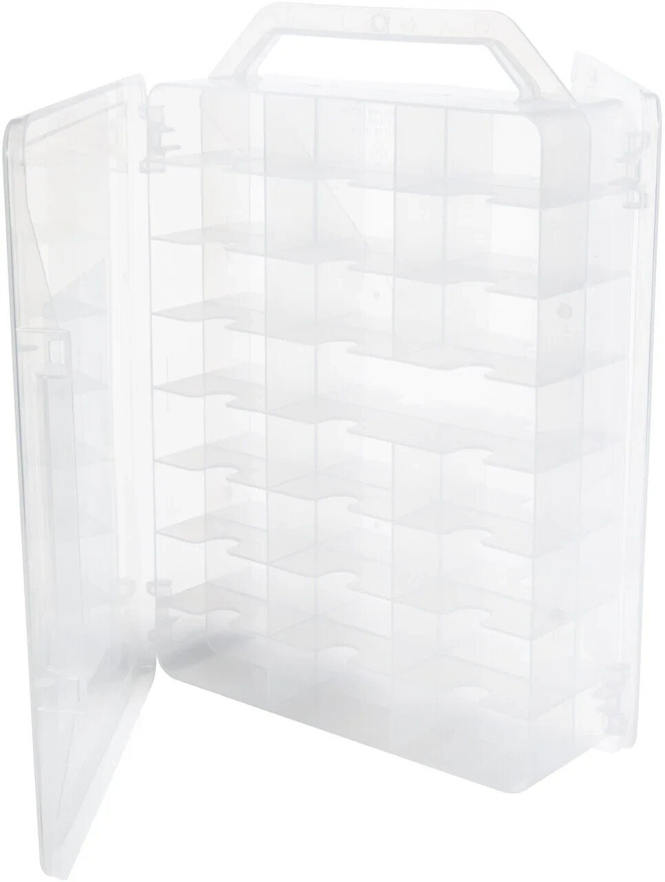 6 Hot Wheels Clear STORAGE CARRY CASES! 288 cars total M2 Diecast Jammar cases