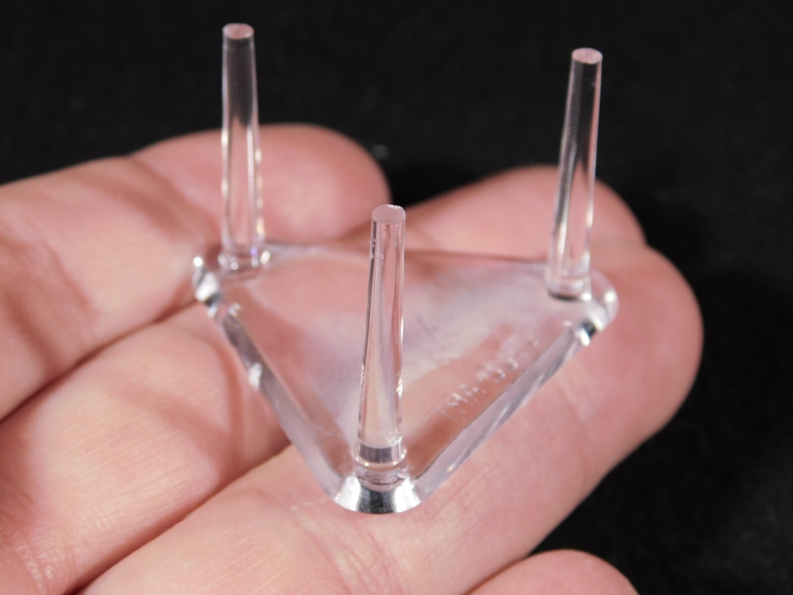 Display Stand Three Post Clear Lucite MINI Size