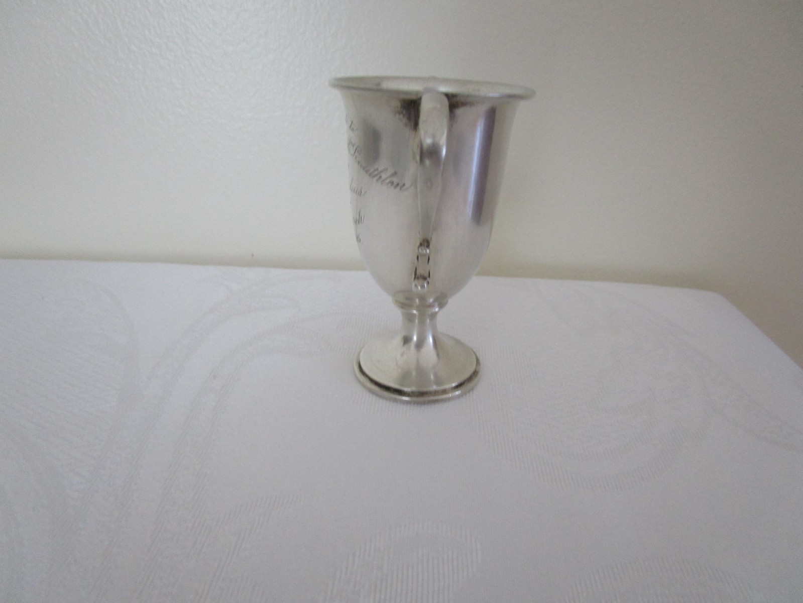 Antique Reed & Barton Sterling Silver Trophy Cup Small Urn 1905 VGC