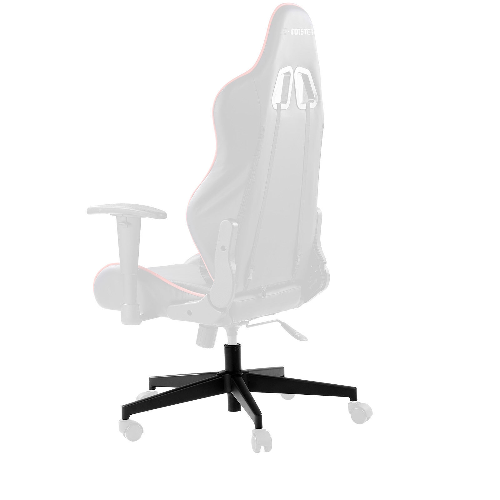 VEVOR Office Chair Base Replacement 28" Heavy Duty Metal Stool Base 2500 lbs