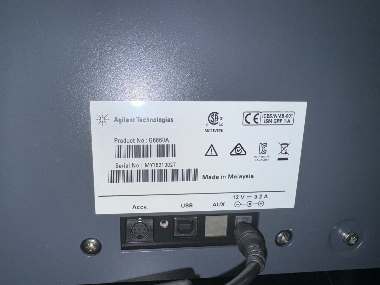 Agilent Cary 60 UV-Vis Lab Spectrophotometer #18063