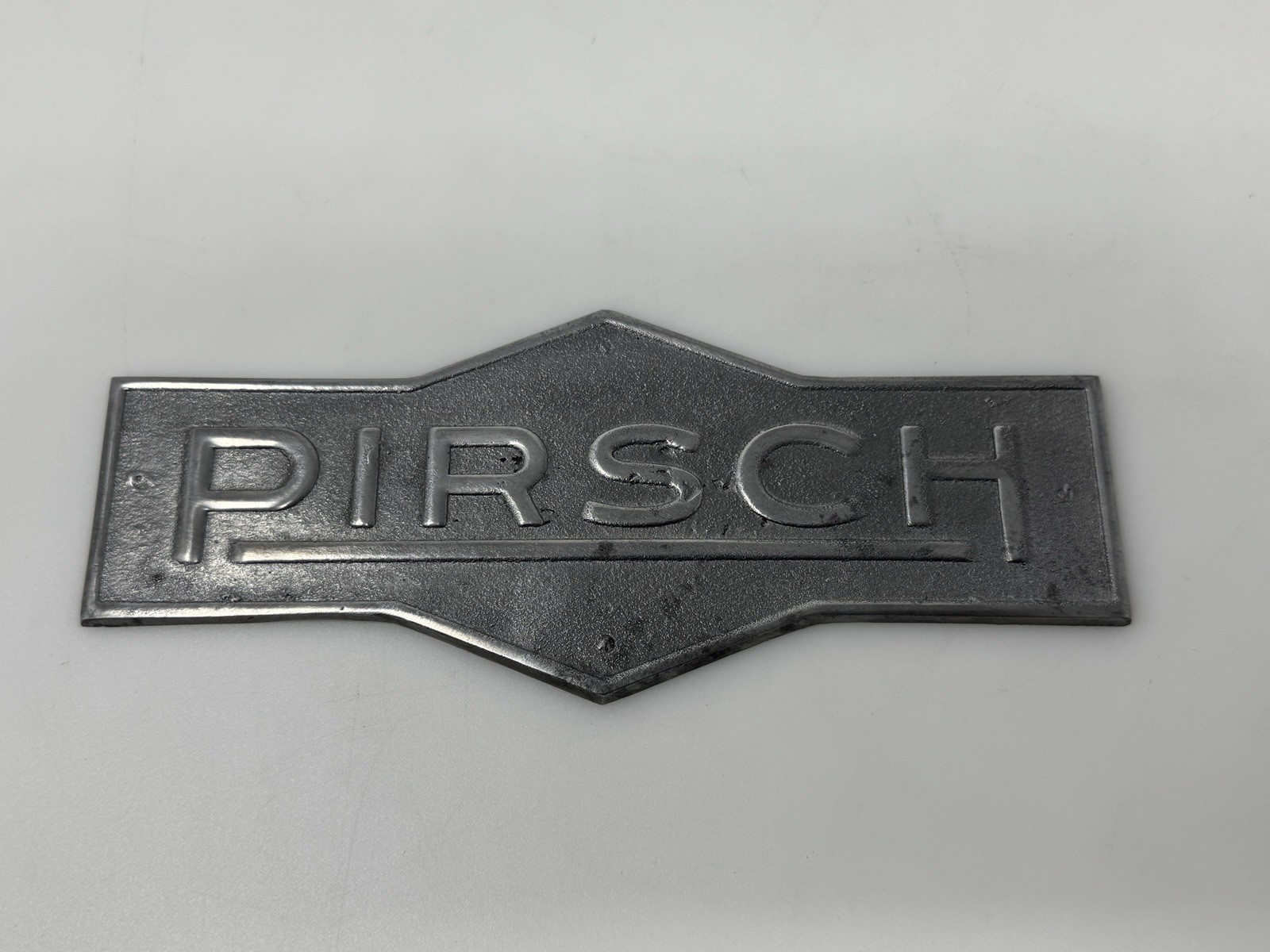 PIRSCH Fire Truck Emblem Nameplate Logo Badge Sign Firetruck Metal Cast Aluminum
