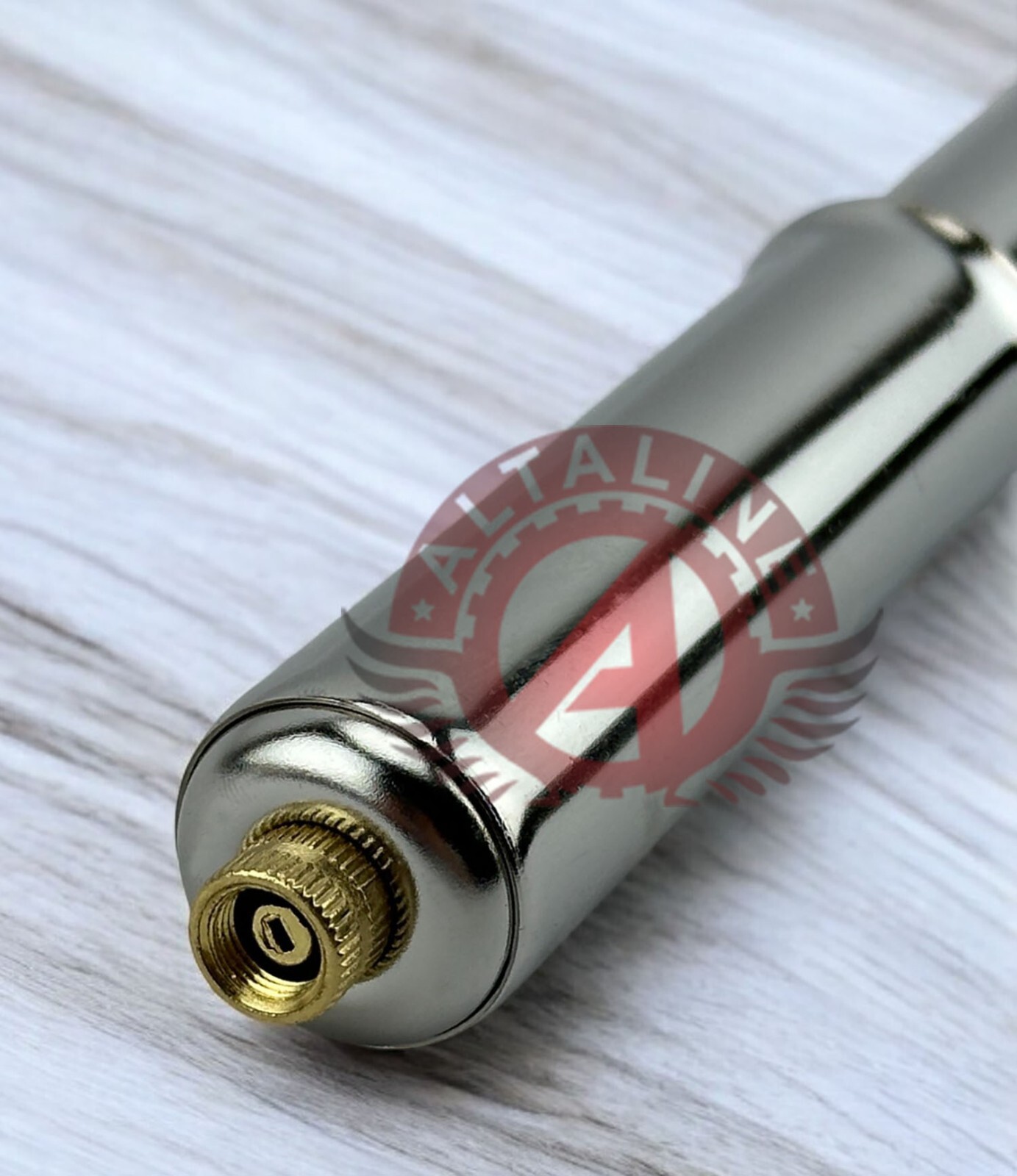 AltaLine Universal Bicycle Steel Frame Chrome Pump.