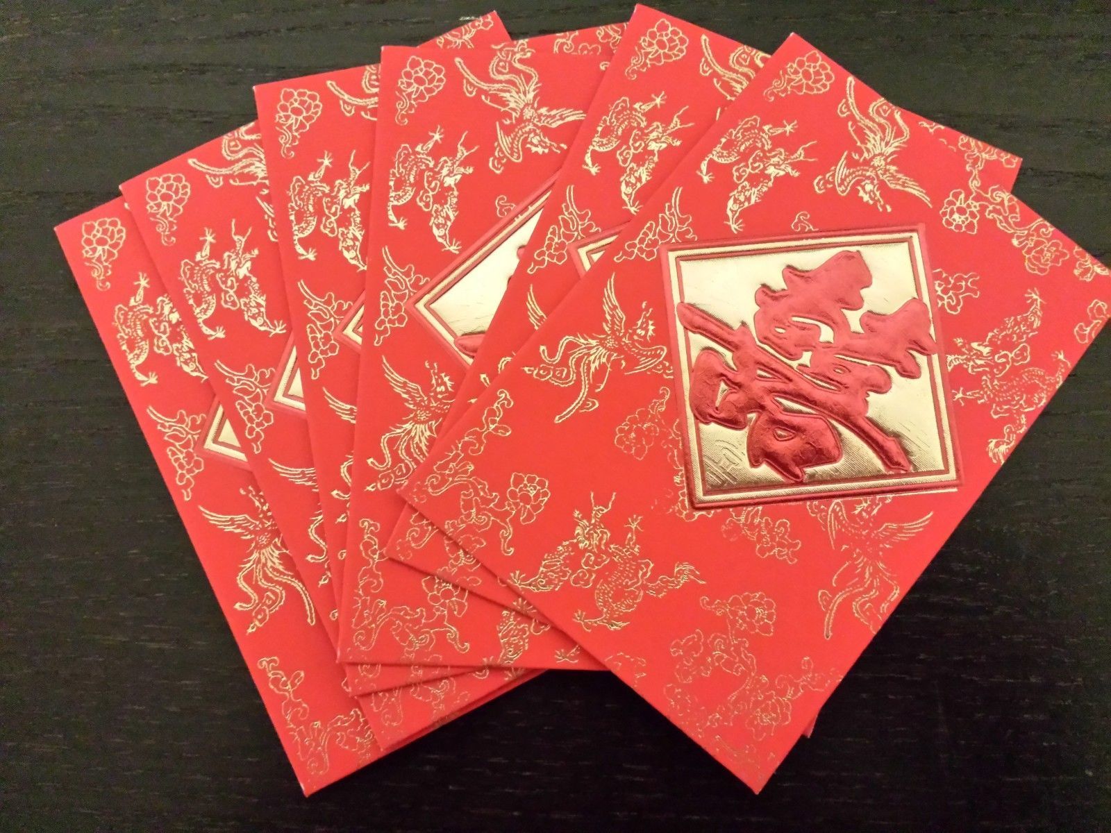 CHINESE NEW YEAR WEDDING BIRTHDAY GOOD LUCK RED ENVELOPES ALL OCCASION US SELLER