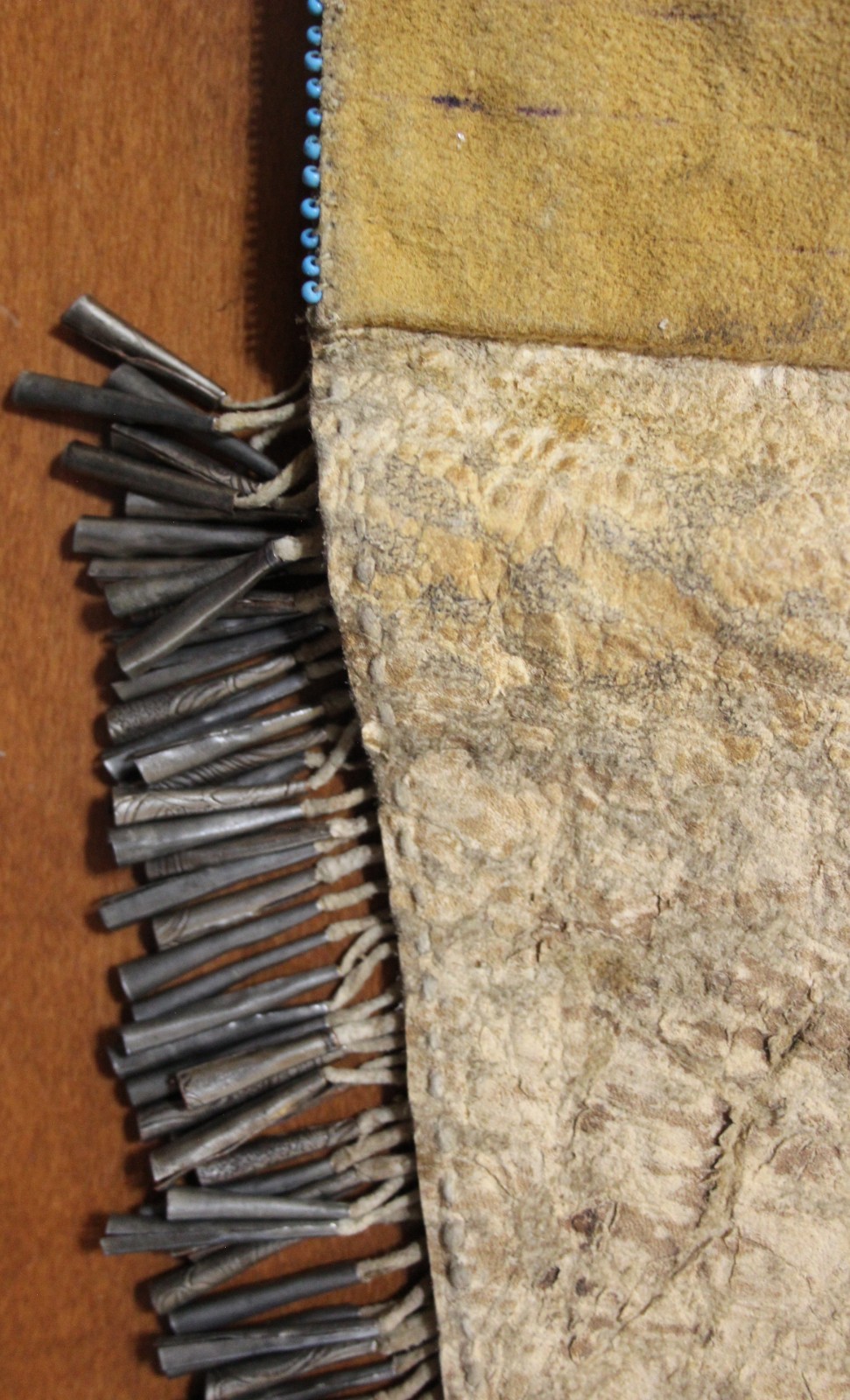 VERY LARGE Vintage Plains Tab Bag with Cones