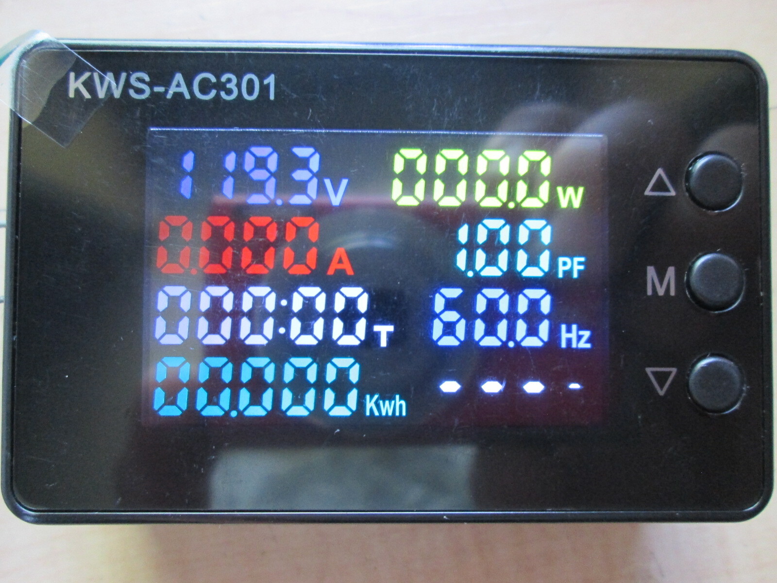 Electric Power Consumption Watt Meter Usage Meter 120/240 VAC 0-100 Amps #E12B