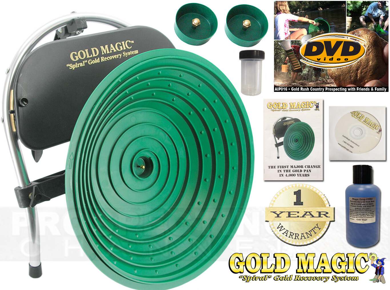 Gold Magic 12E Automatic Pan Panning Machine, New, Free Shipping