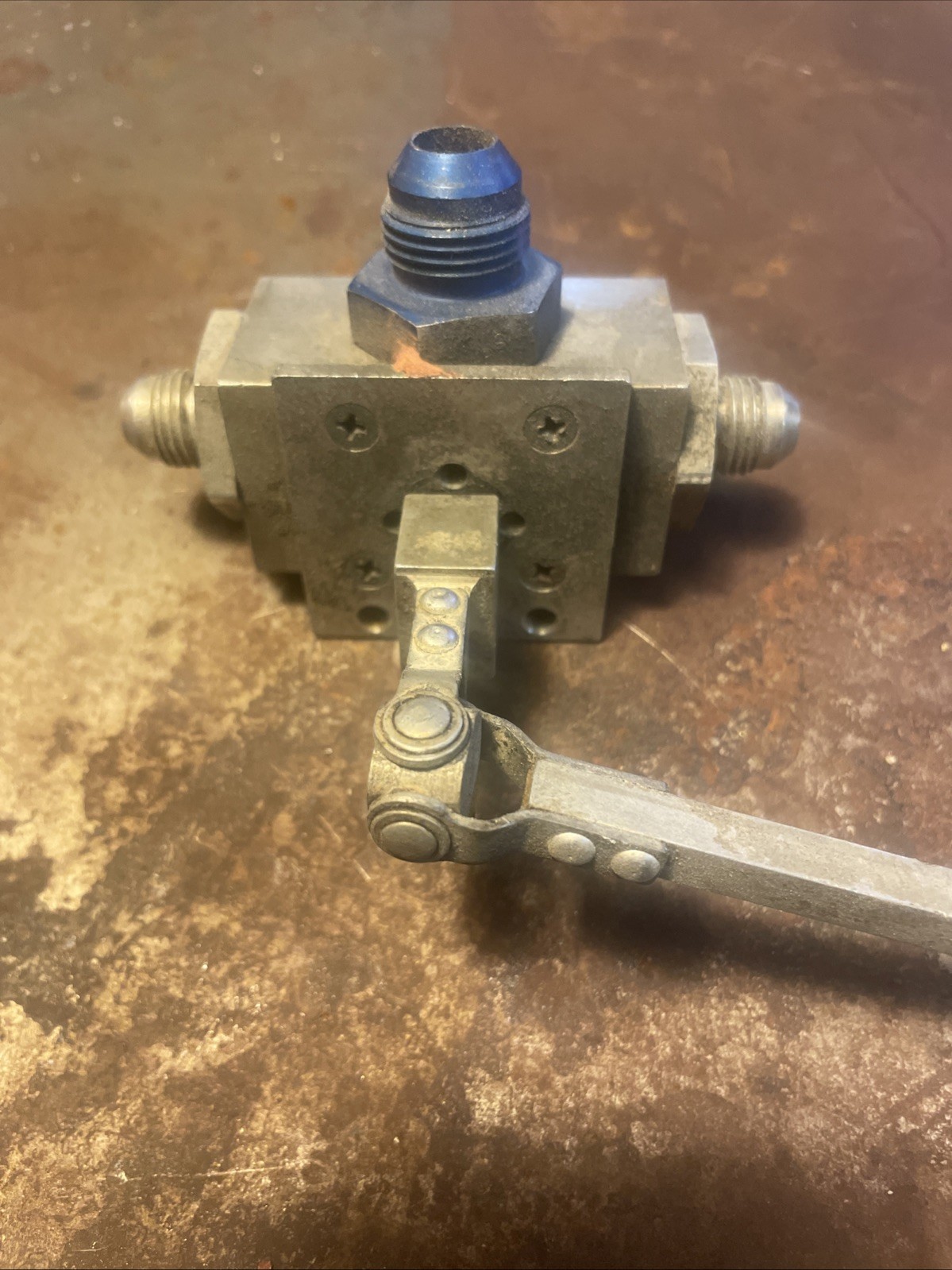 1966 Cessna C172 Fuel Selector Valve With Face Plate