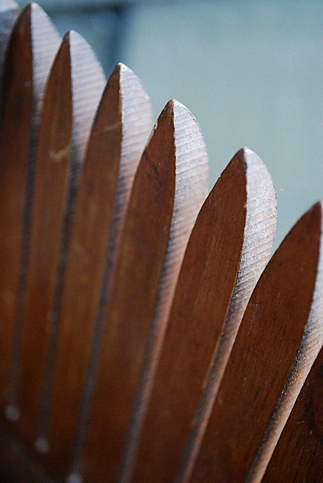 Antique Primitive HANDMADE WOOD CRANBERRY/BLUEBERRY HARVESTING SCOOP Rake Box VG