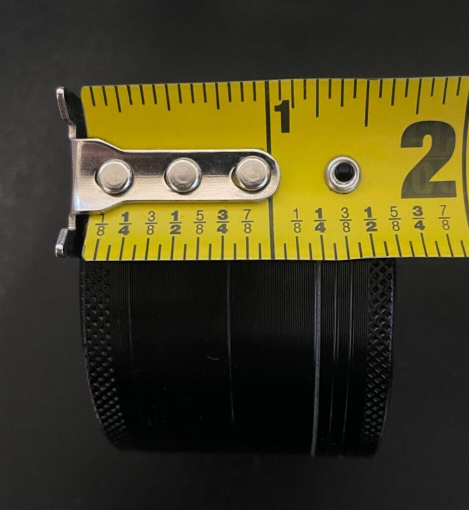 2.5" 63mm Tobacco CBD Grinder Spice Large Alloy Smoke Crusher 4 Pieces Metal