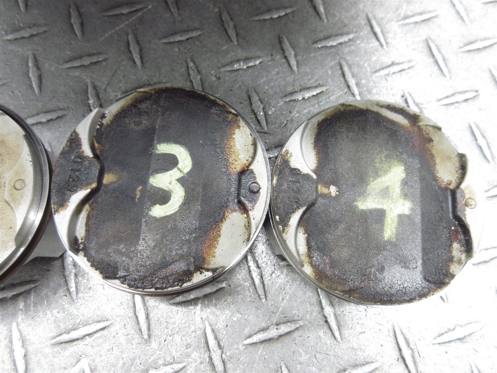 2011 11-15 Kawasaki ZX10R ZX1000 ZX1000D ZX10 Crankcase Engine Block Piston Lot