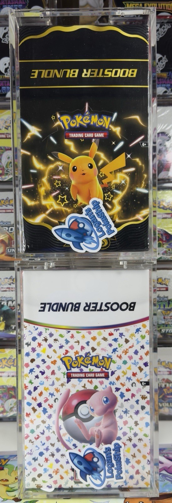 Pokemon Magnetic Booster Bundle Acrylic Case! Pokémon Card Protective Display!