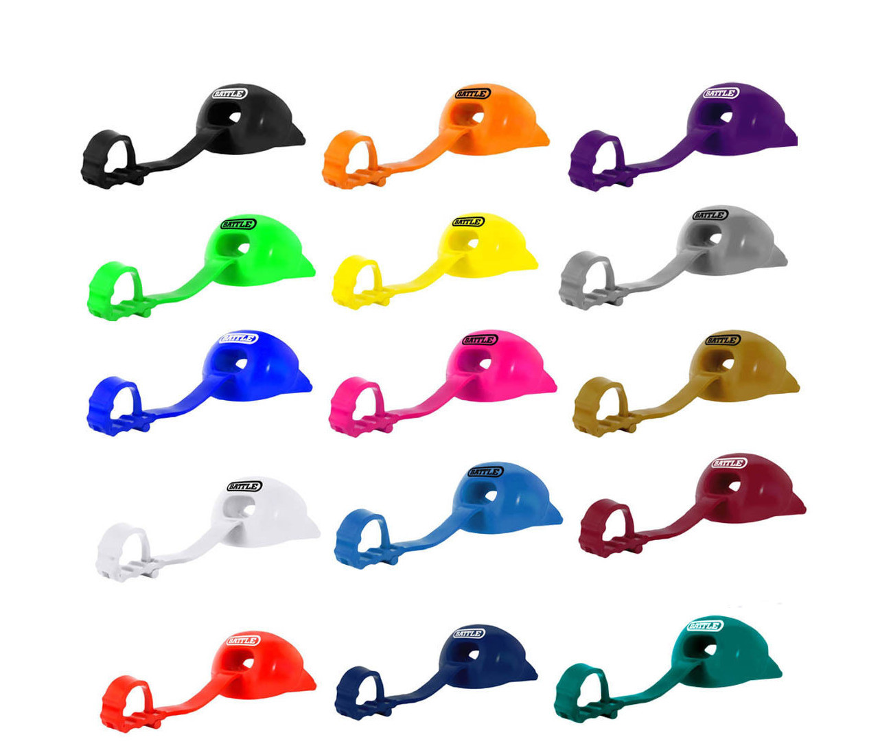 Battle Sports Oxygen STRAPPED Mouthguard with Lip Guard Protector Mouthpiece