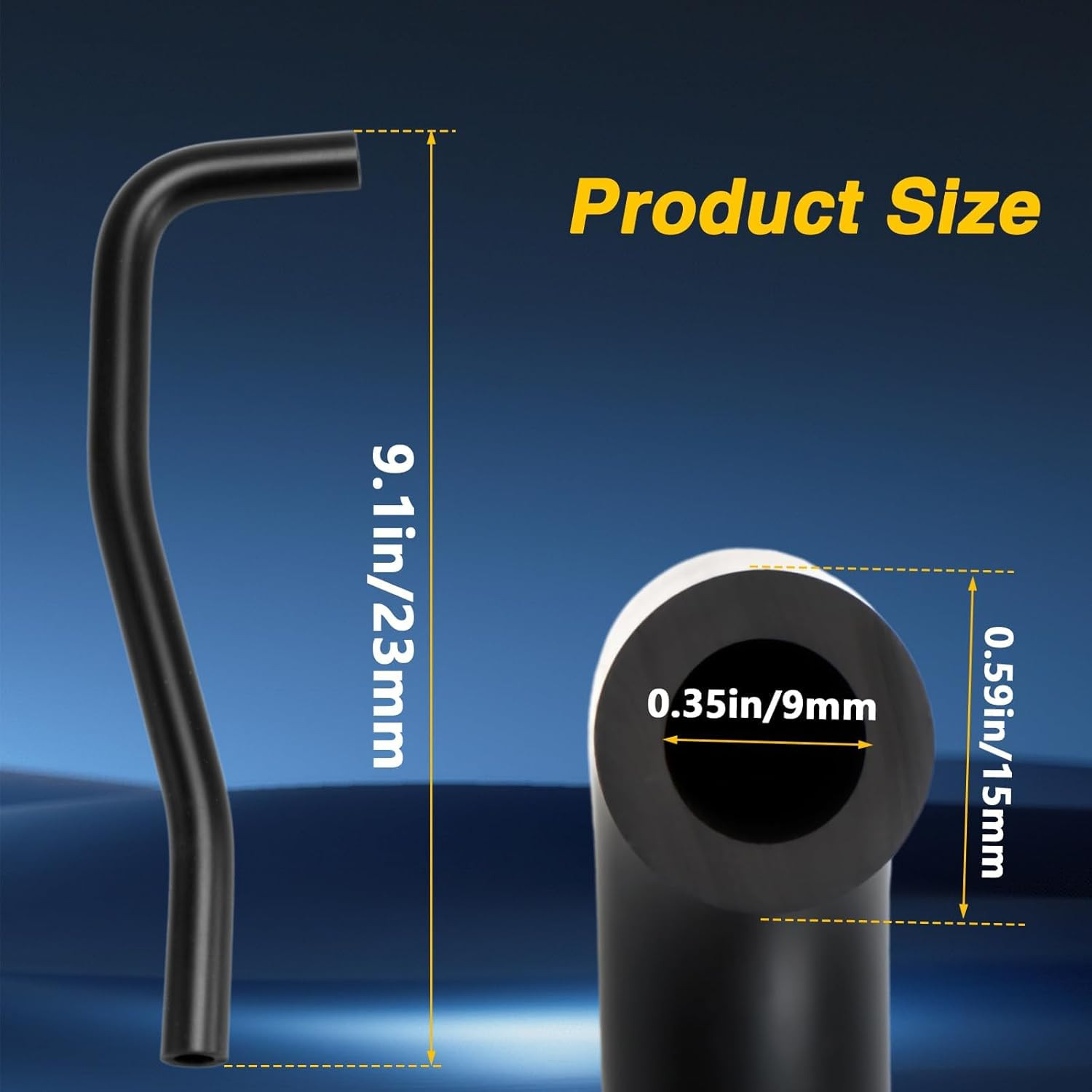 Automotive Vacuum Hose - PCV Valve Hose Compatible with Subaru Crosstrek 2.0L 20