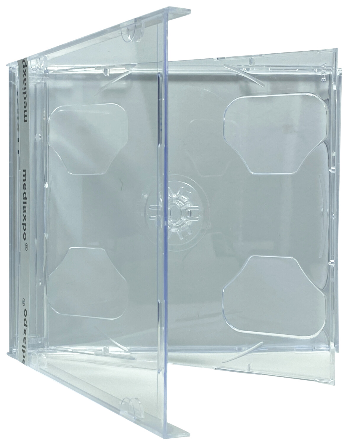 STANDARD Clear Smart Tray Double CD Jewel Case Lot