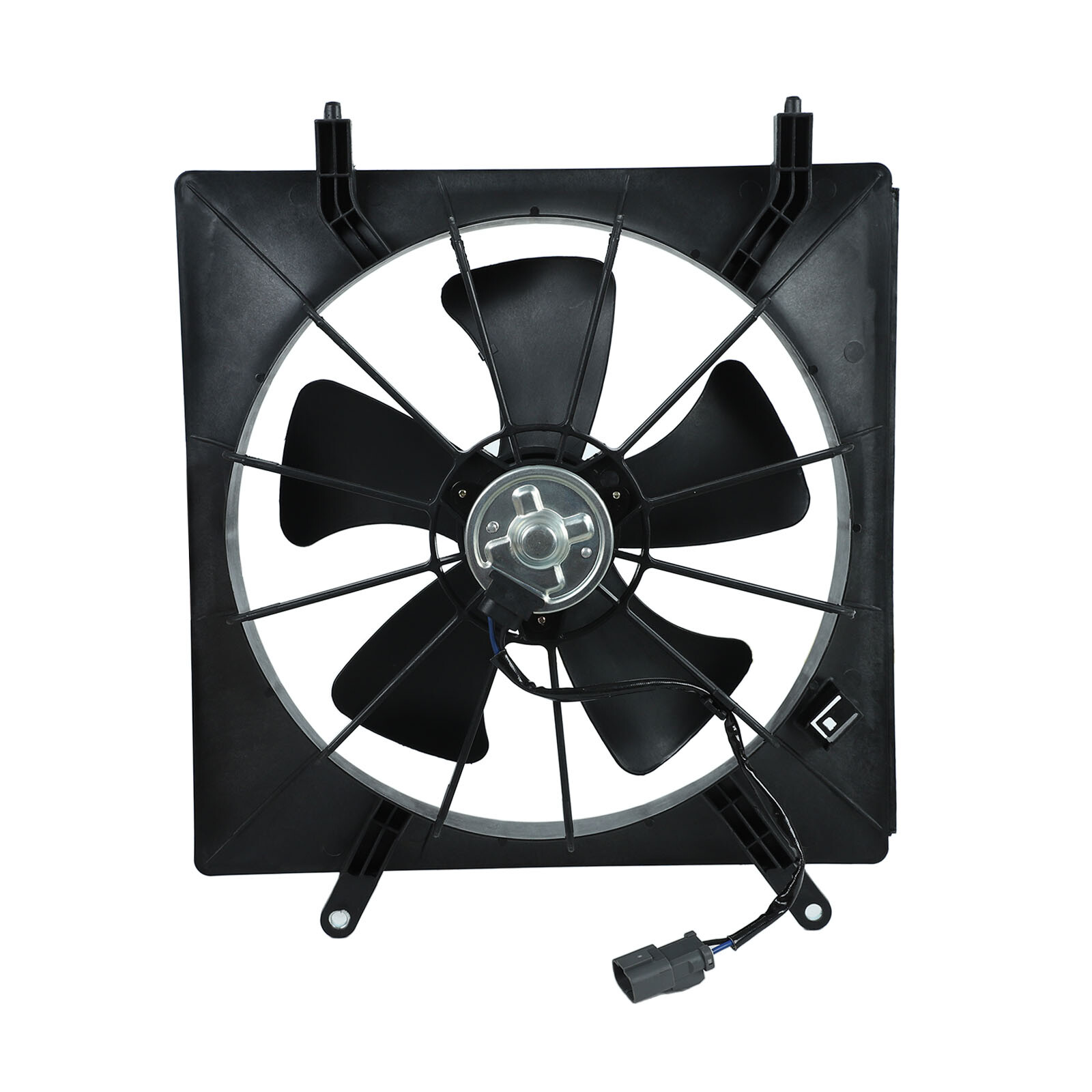 AC Condenser Radiator Cooling 120W Fan Fit 2002-2006 Honda CR-V CRV Element Pair