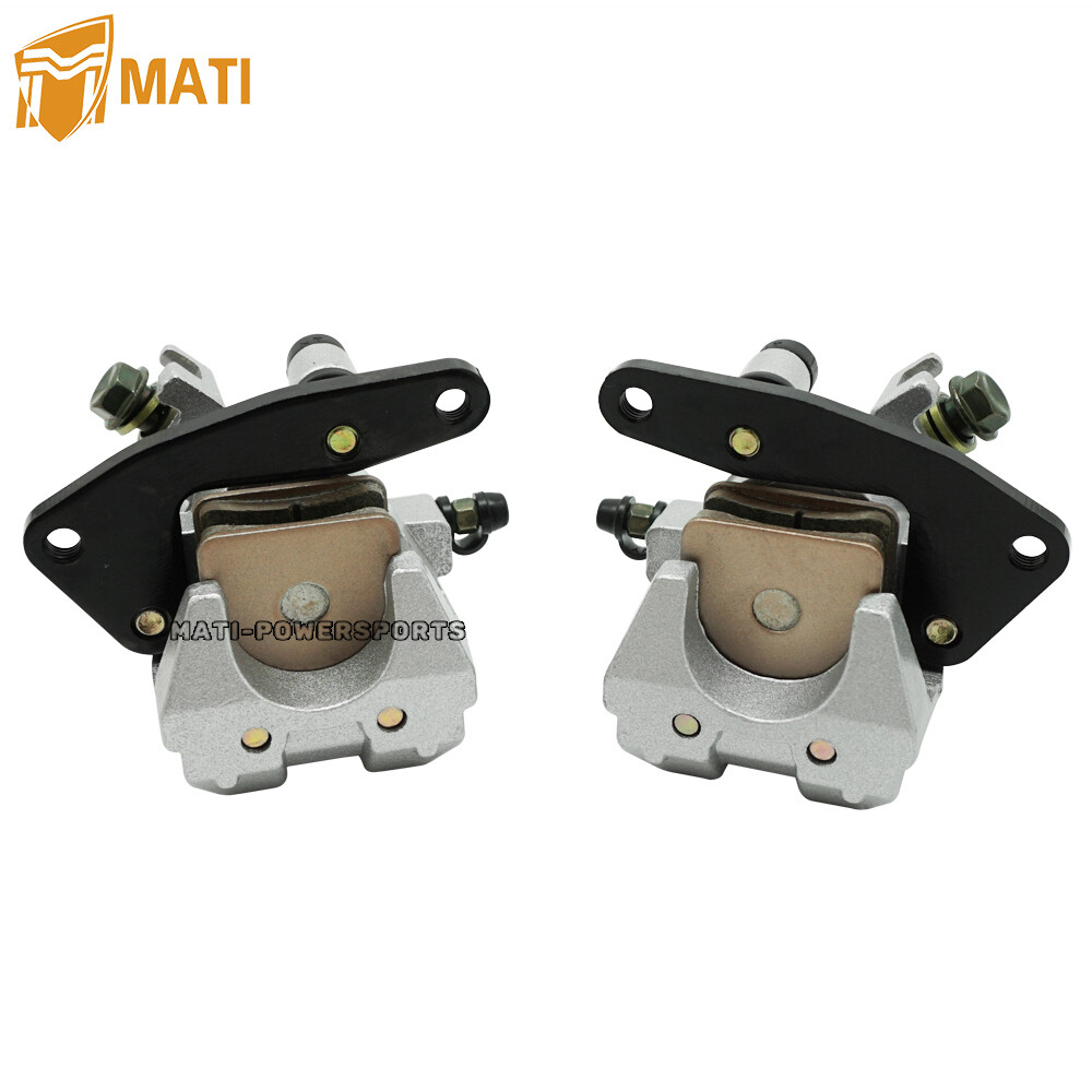 Front Brake Calipers & Pads for Honda Sportrax 400 TRX400EX TRX400X 1999-2014