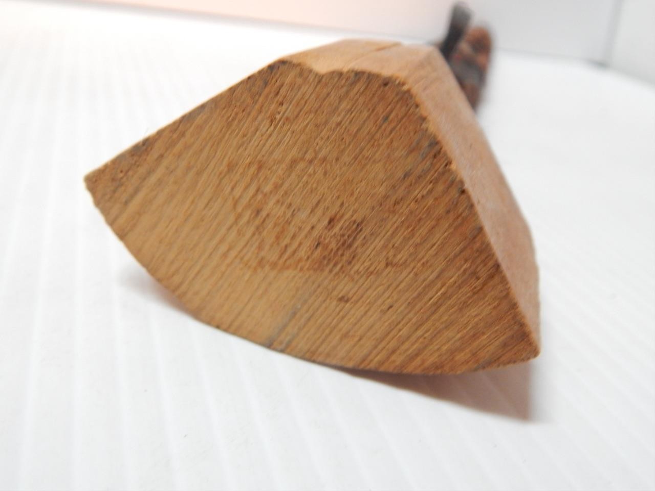 VINTAGE 13 1/2" ALASKA TLINGIT INDIAN NW COAST RED CEDAR WOOD TOTEM POLE MODEL