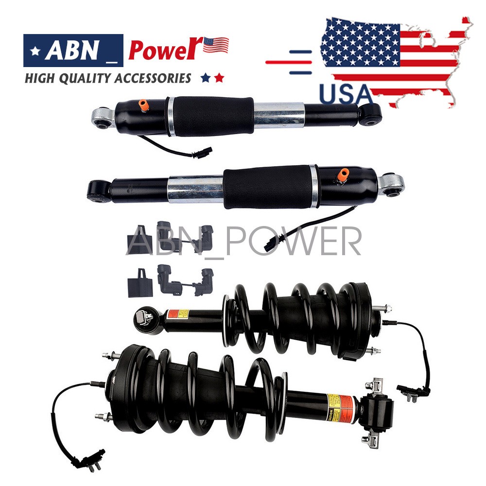 FRONT Strut Assy + REAR shock Absorber For 2015-20 Escalade Suburban Tahoe Yukon