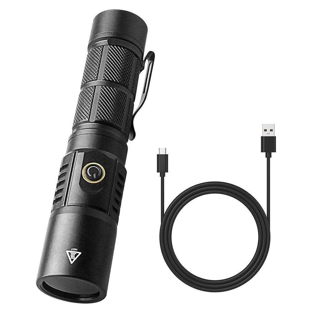 30W 365NM UV Ultra Violet LED USB Flashlight Blacklight Light Inspection Lamp US