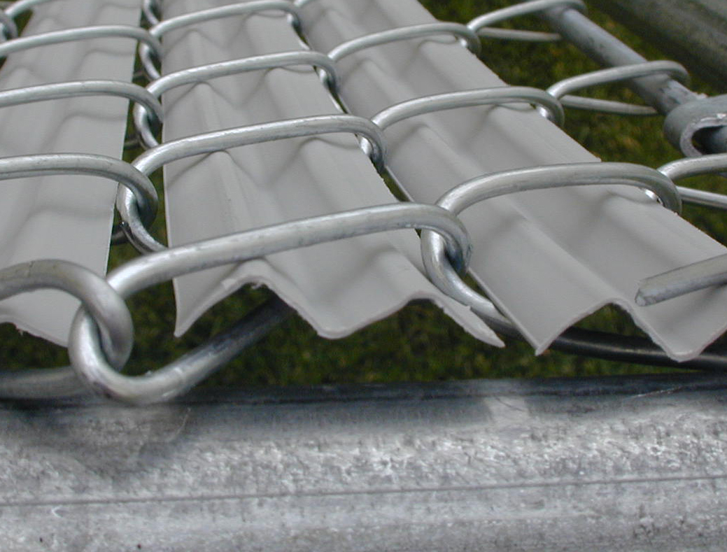 Chain Link Fence Privacy Slats - Single Wall - Bottom Locking Slat - 9 Colors