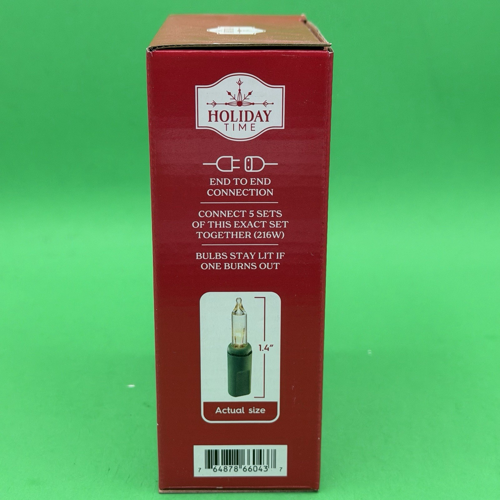 Holiday Time 100 Mini Clear Lights Incandescent Indoor/Outdoor 19.5ft Ships Free