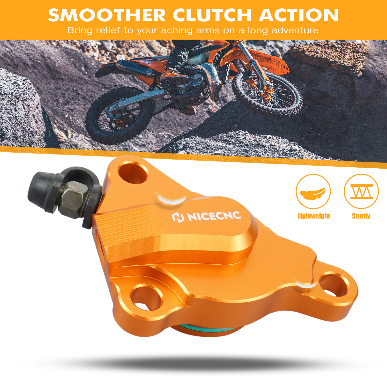 CNC Clutch Slave Cylinder Kit for KTM SX85/65 03-13 SMS 450 EXC 450 RACING 04