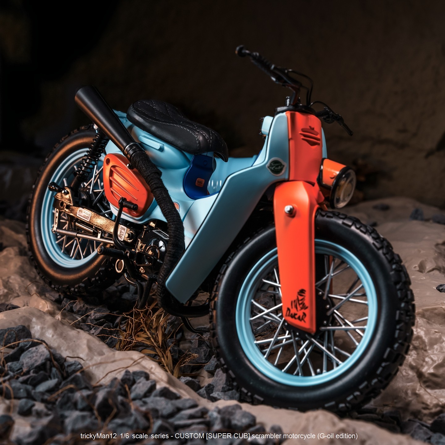 trickyMan12 1/6 [SUPER CUB] scrambler motorcycle CULF2