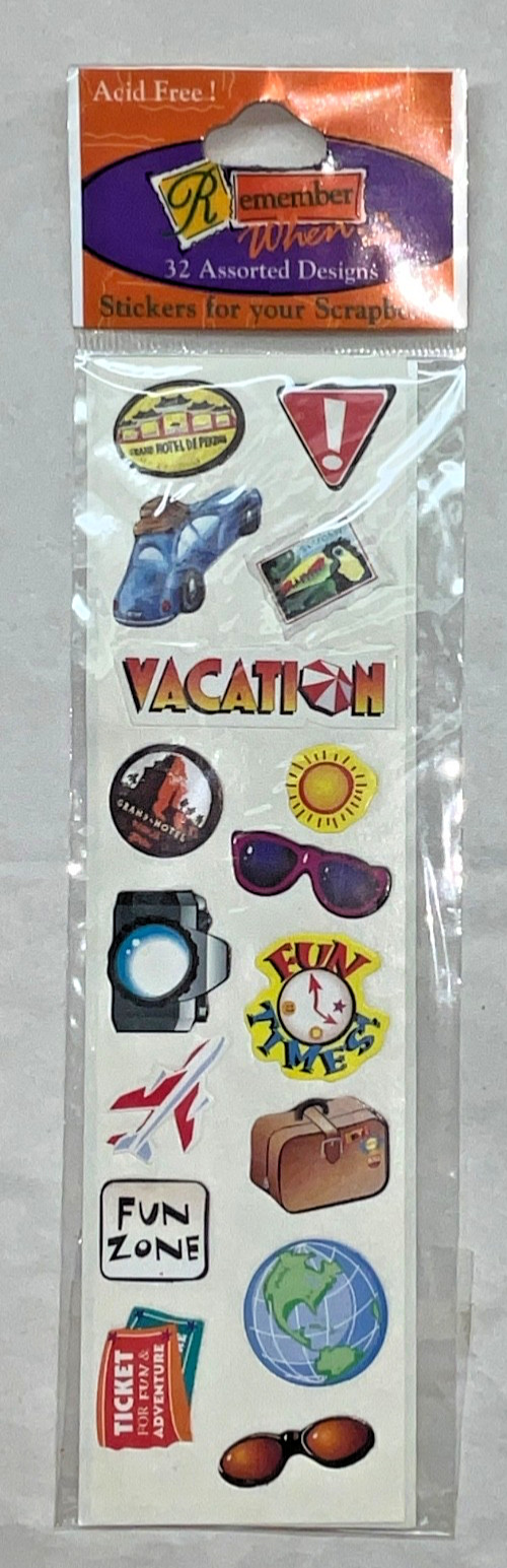 Travel Vacation Beach Theme New Stickers Sticker Packs Mods You Choose, YOU PICK