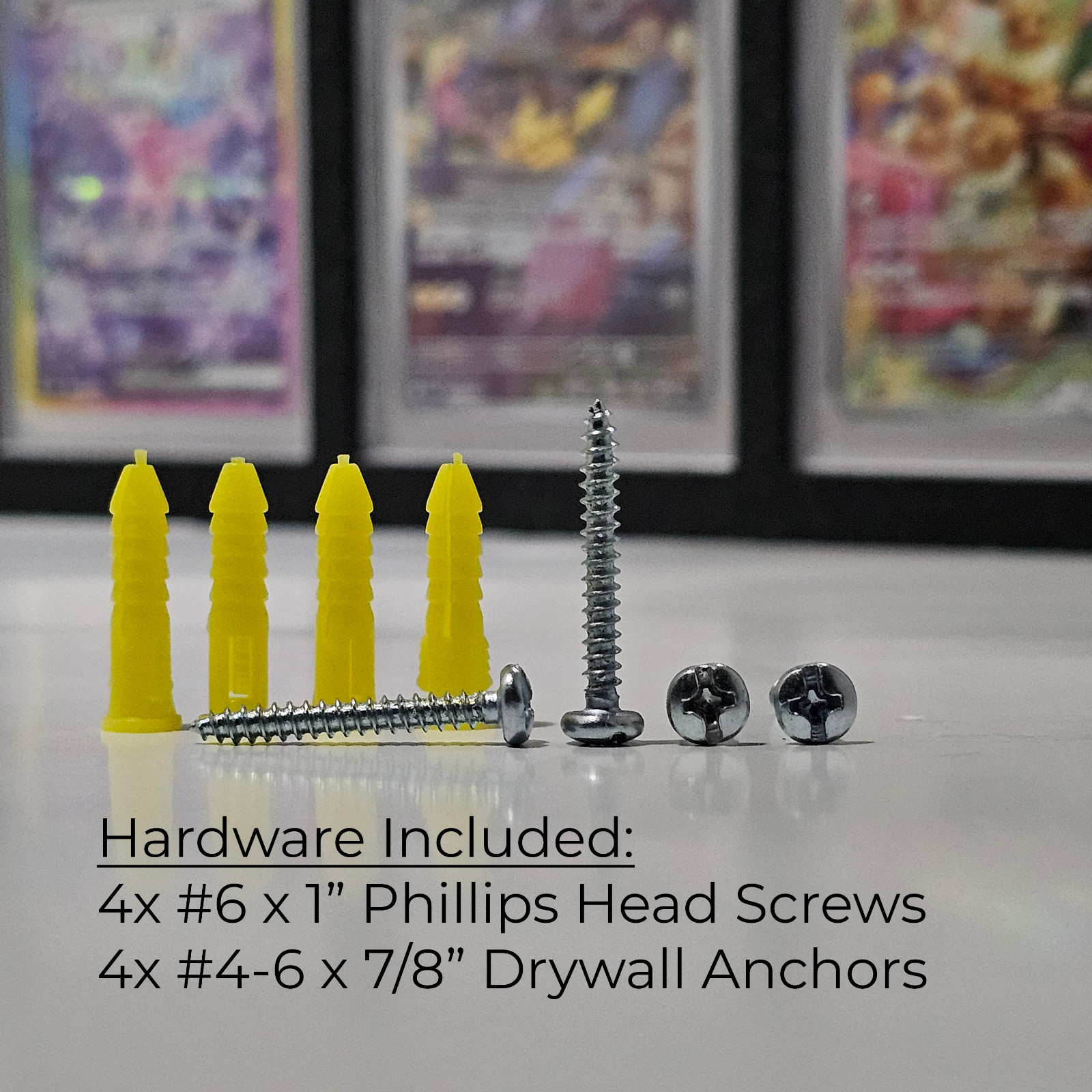 PSA Slab 6 Card Display Wall Mount – Magnetic Two-Piece Frame for Pokémon & TCG