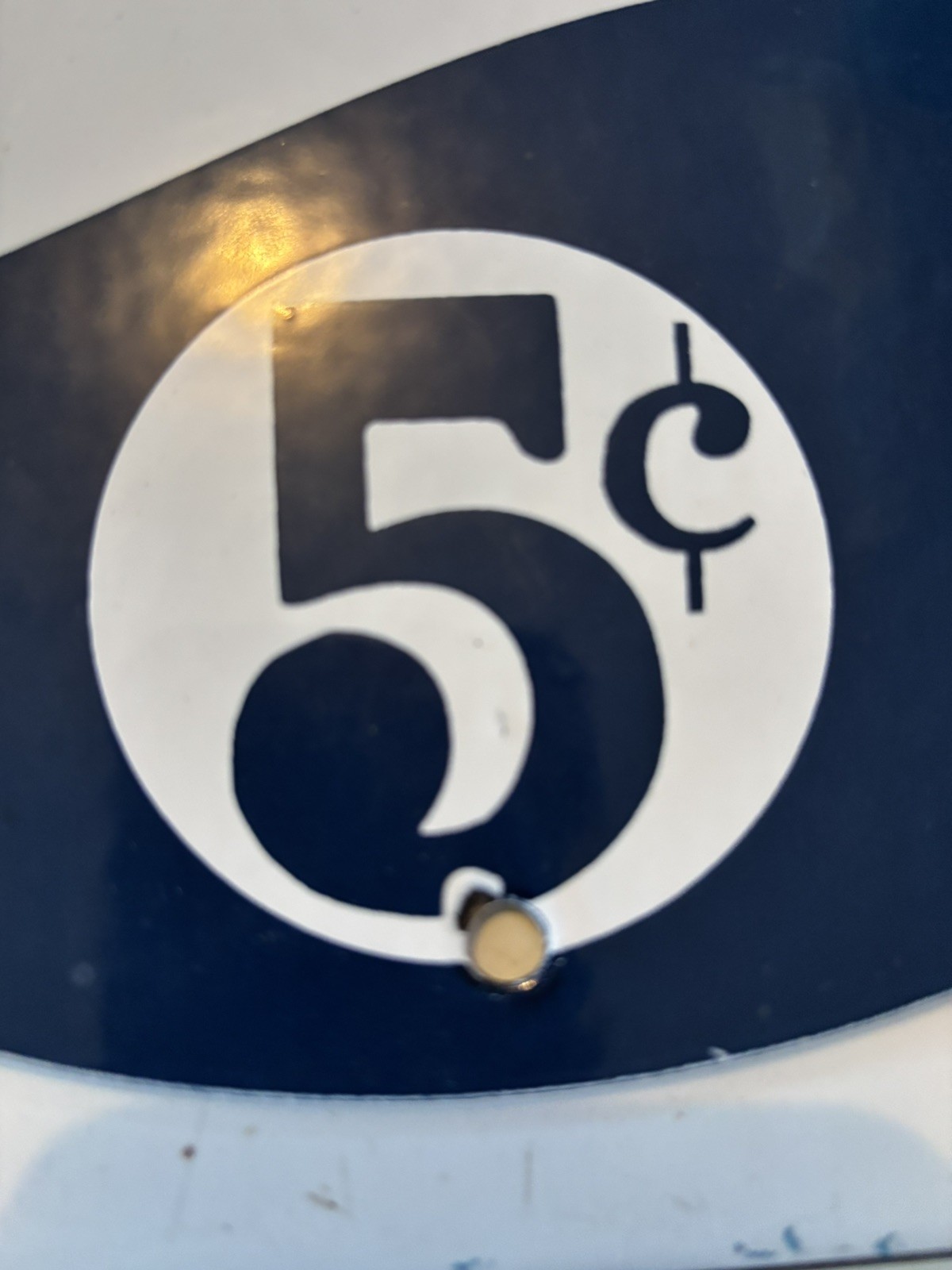 VINTAGE PEPSI COLA PORCELAIN SIGN GAS STATION BOTTLE COKE COCA DEW A & W OIL