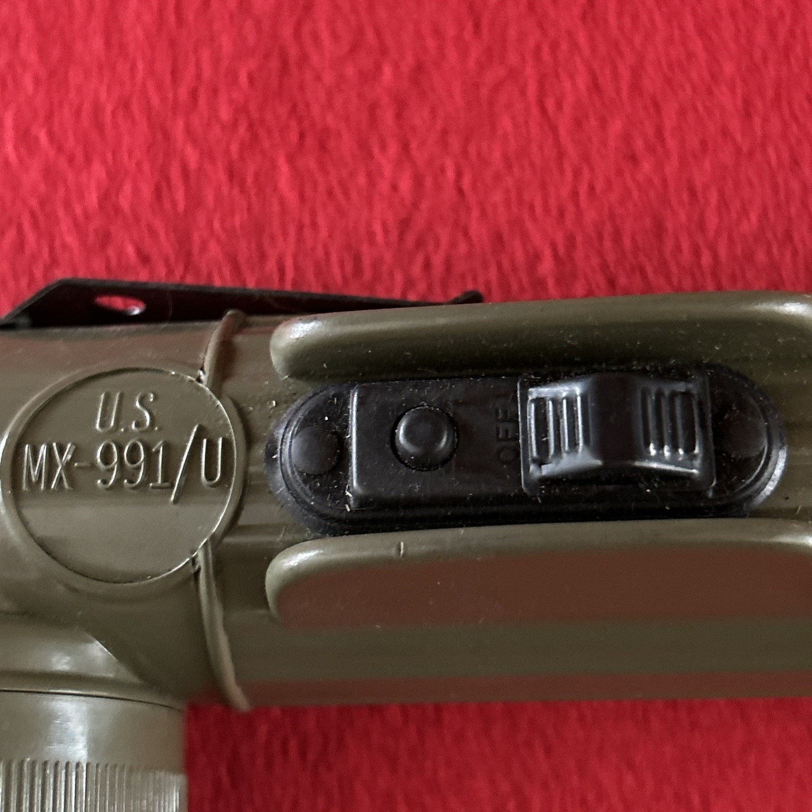 Vietnam 60s US Army USGI GT MX-991/U OD Green Flashlight Right Angle