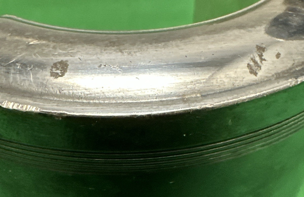 2-Pc Set Silverplated HALF CIRCLE FLASK SET Apollo EPBM 4961 Made in USA