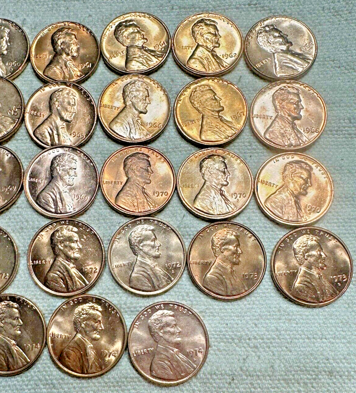 1959 - 2024 P & D S MS Set 148 Uncirculated Lincoln Includes 7 1982 & 60D SD
