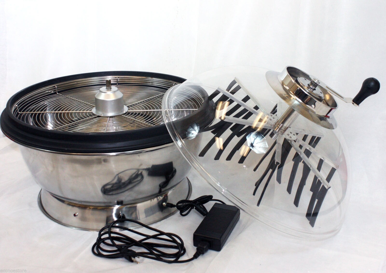 24" Hydroponic Spin Bowl Trimmer Electric Hand Spin Reaper Wet Dry Bud Trim