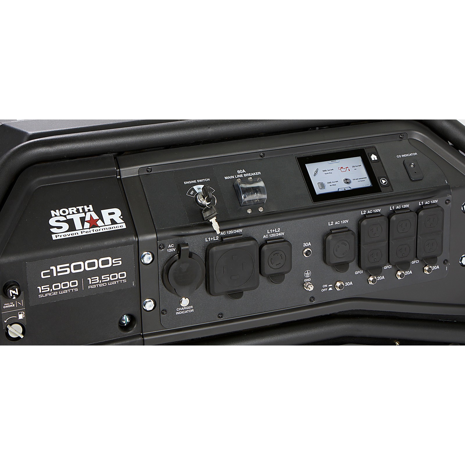 NorthStar Quiet Armor Commercial-Grade Portable Generator, Honda GX690 V-Twin