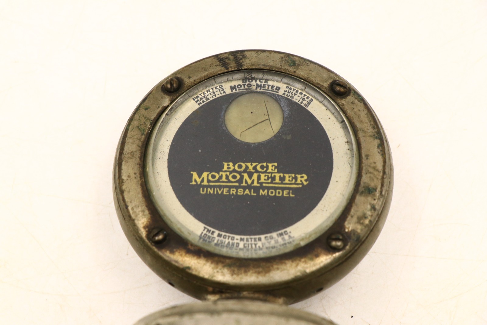 Antique Boyce MotoMeter Universal Model Dog Bone Radiator Cap Gauge Condition!!!