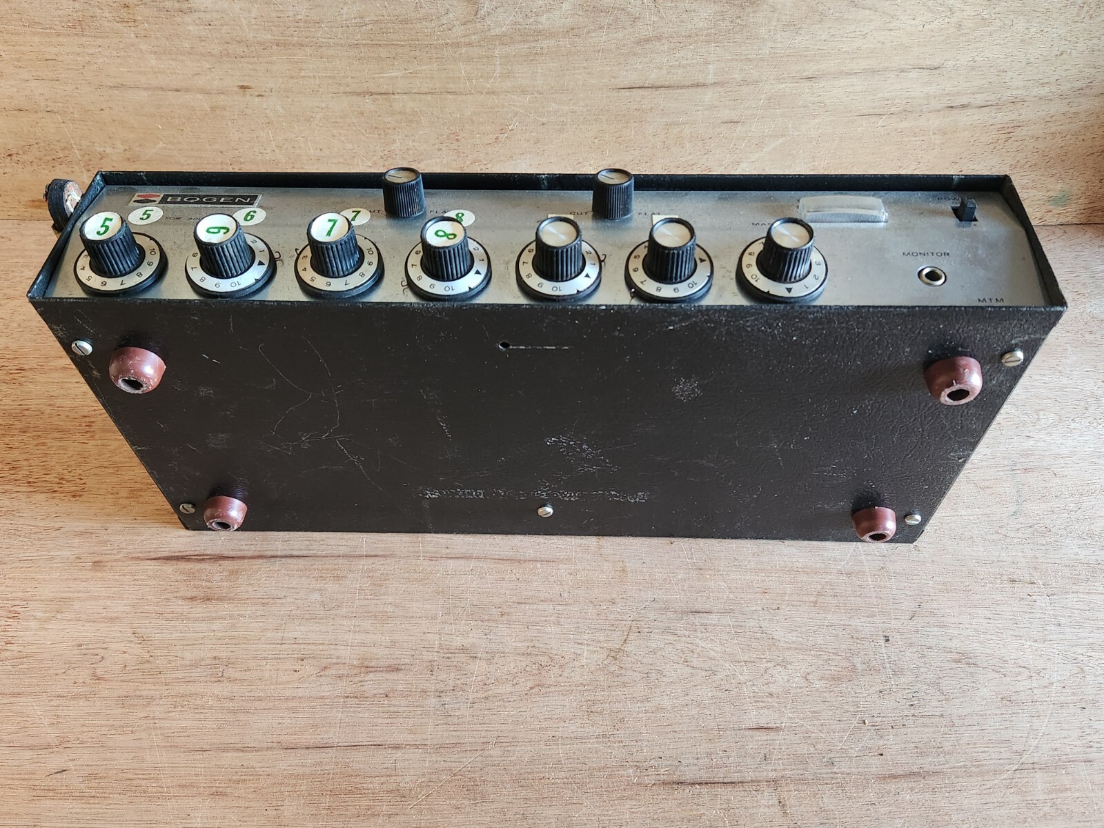 Bogen MTM Transistor Mixer Preamplifier Parts Repair A-86 Vintage USA Untested