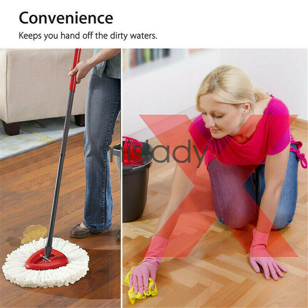 15x Replacement Microfiber Mop HEAD For O-Cedar Spin Mop Easy Clean Wring Refill