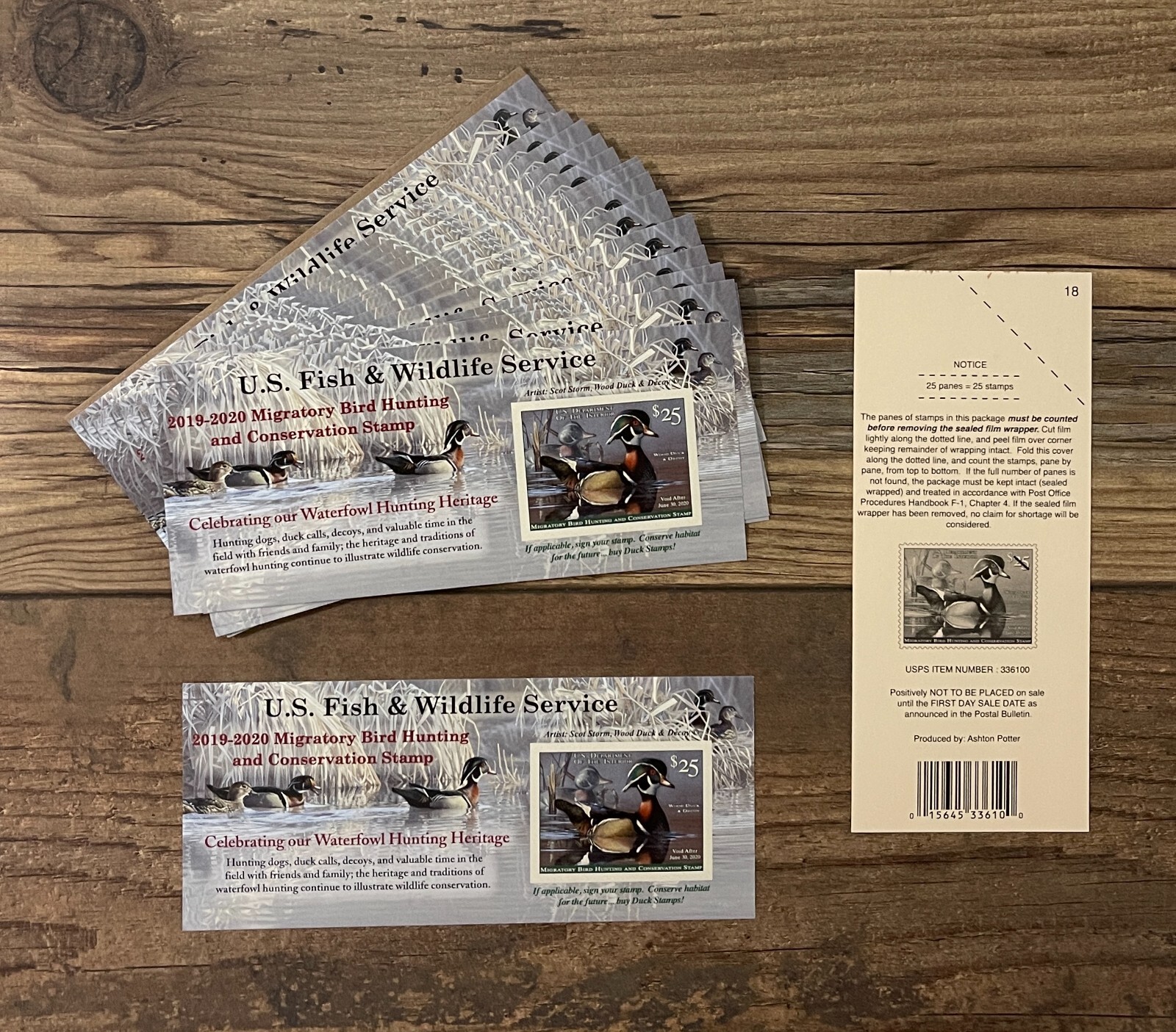 #RW86A 2019 / 2020 - US Federal Duck Stamp - LotP **New From Sealed Pack**