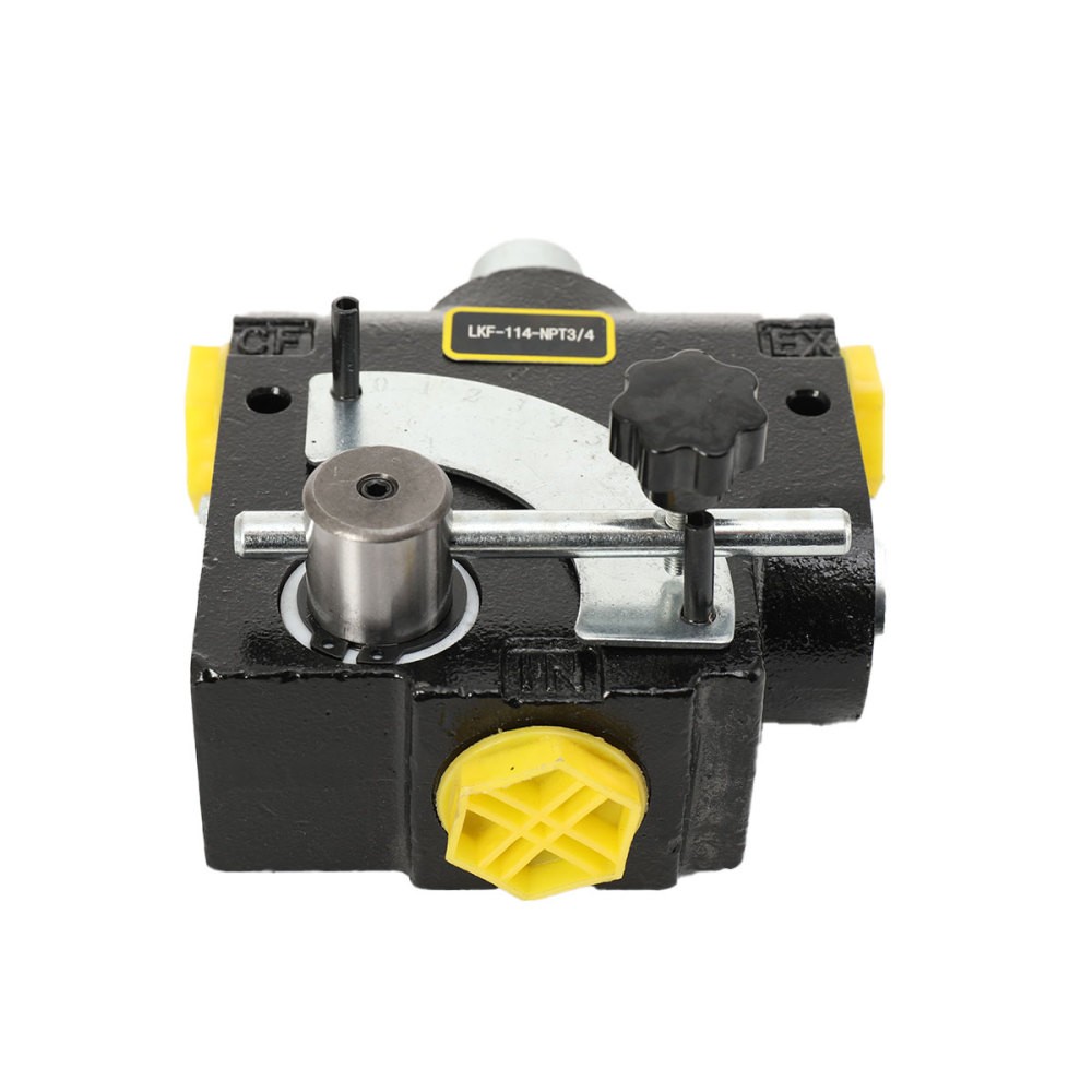 3/4” NPT Hydraulic Variable Flow Control Valve w/ Relief Adjustable 0-30 GPM