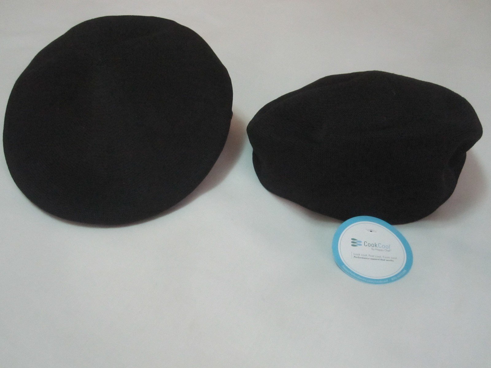 Cook Cool by Happy Chef | Kangol Beret Culinary Hat (Black | One Size)