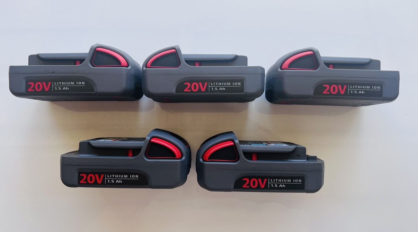 Ingersoll Rand 20 Volt 1.5Ah Li-ion Battery Pack - 5 Pack - PARTS ONLY -BL2005