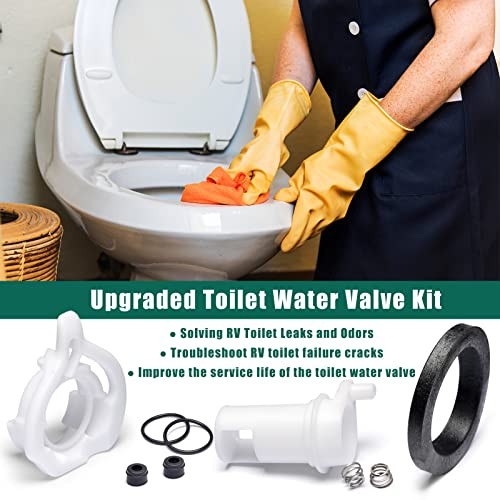 Toilet Water Valve Module Kit Replacement for Thetford RV Trailer Style II