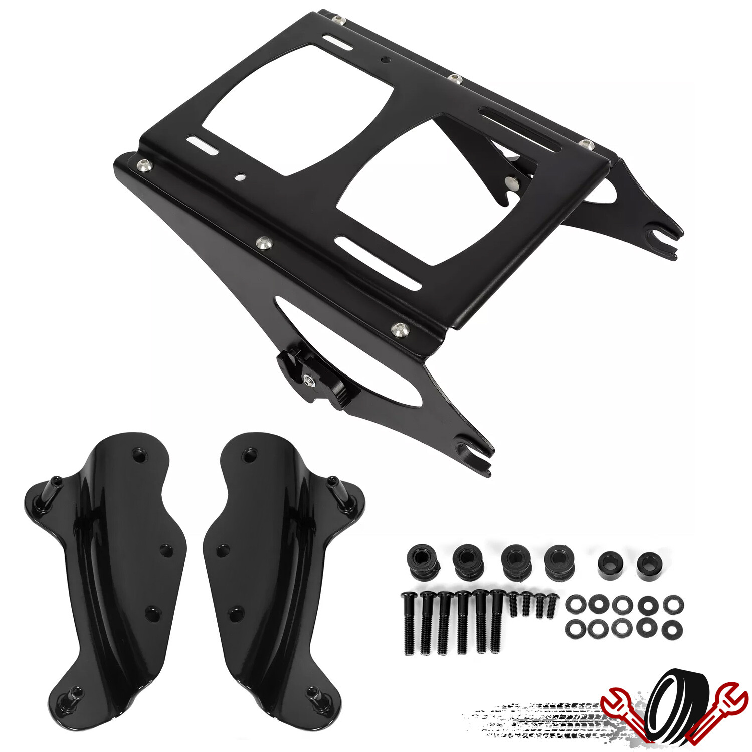 Two-up Tour Pack Pak Mount Rack Docking Hardware Kit For Harley Road Glide 09-13