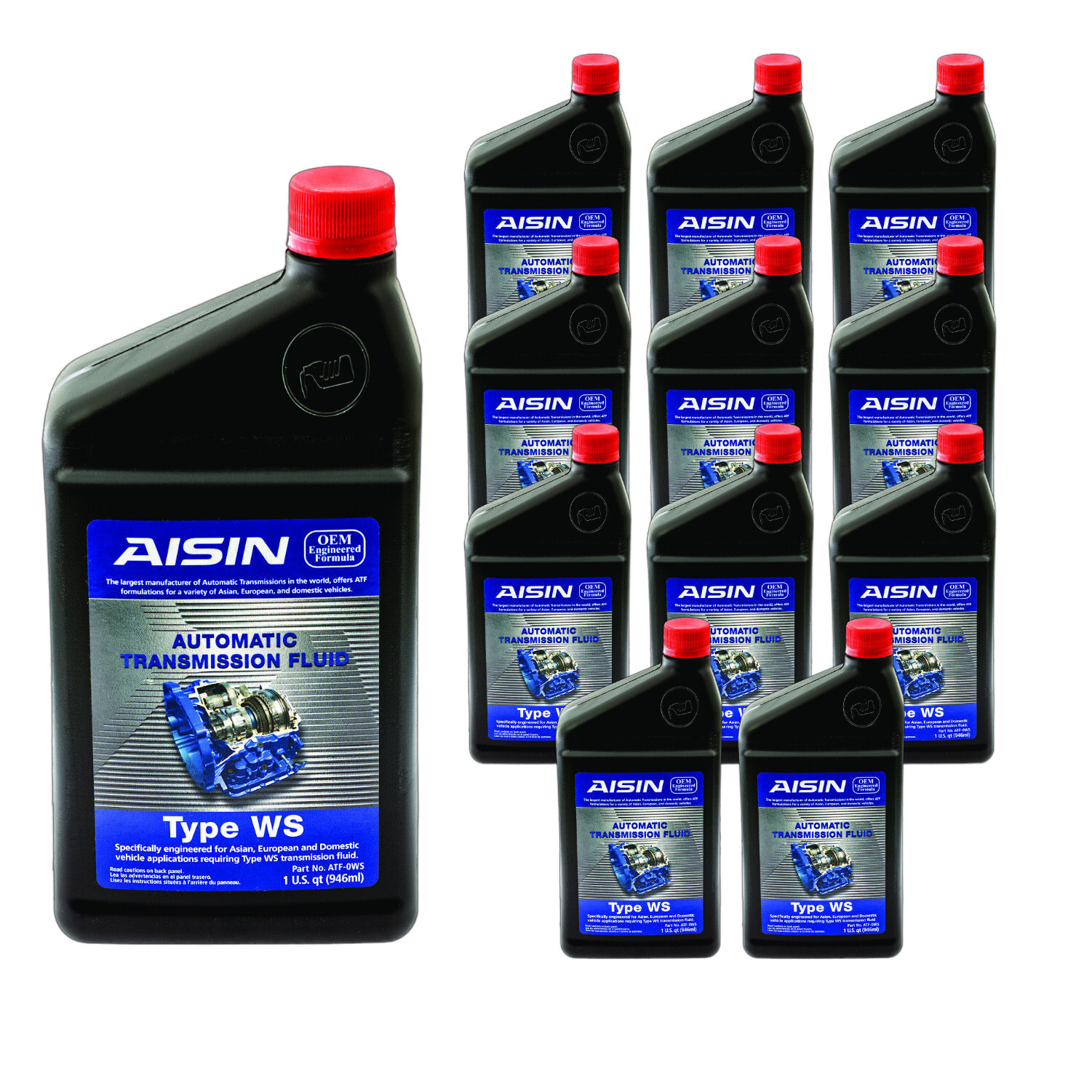 Toyota Lexus Type WS Automatic Transmission Fluid Service Aisin 12-quart case
