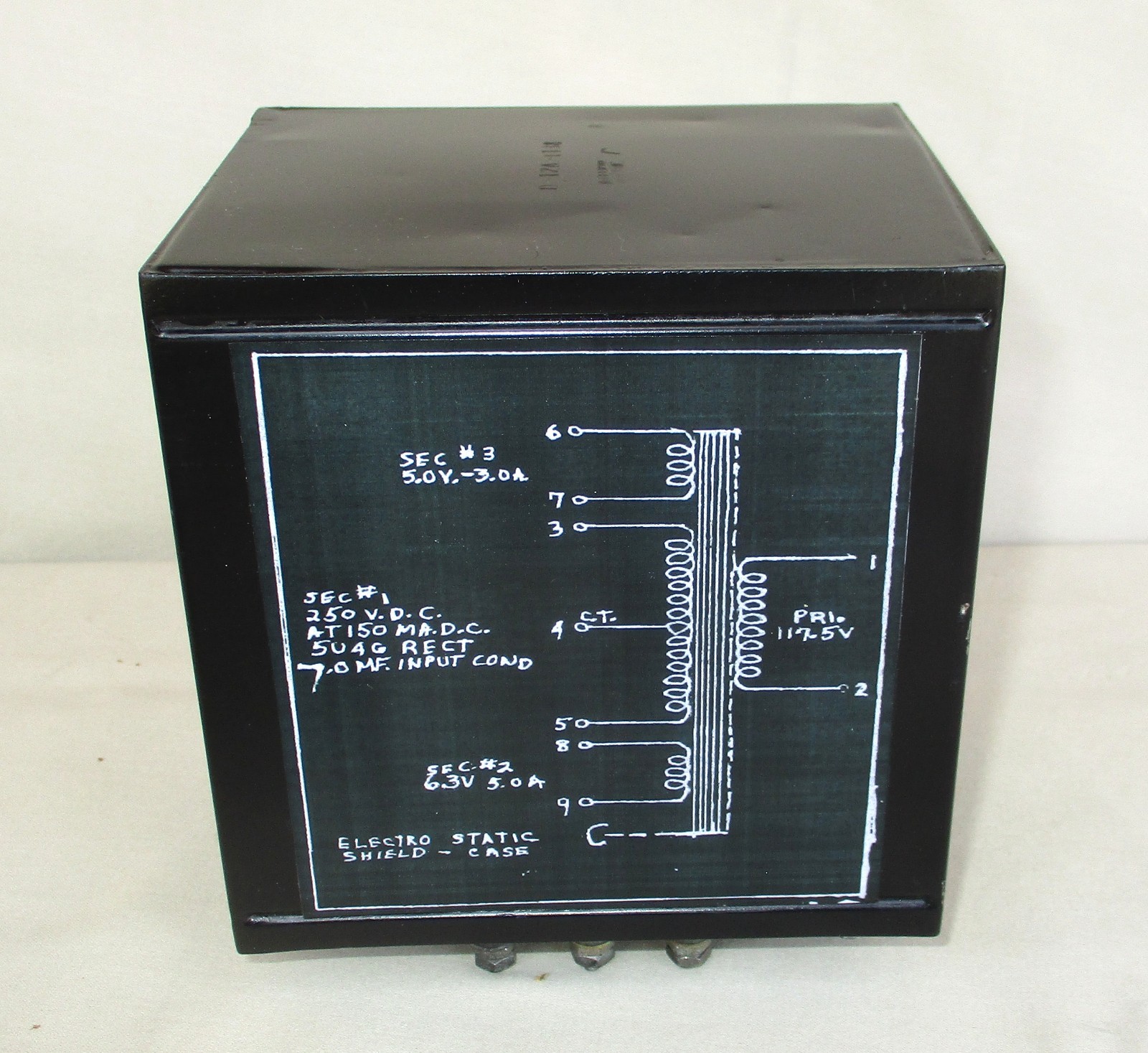 Jefferson Model D12A-1138 Tube Power Transformer All Outputs Tested