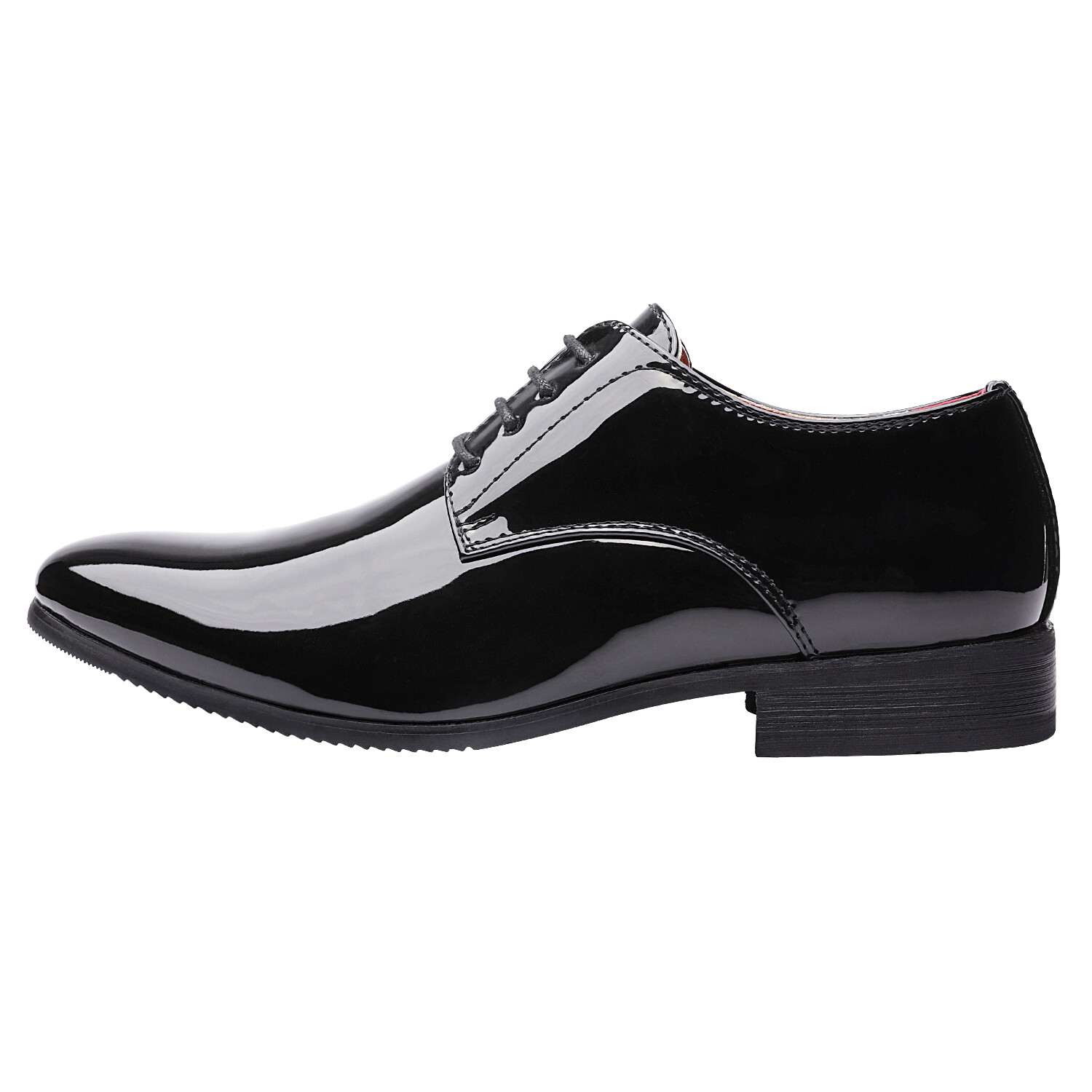 Men's Formal Oxford Dress Loafer Shoes Faux Patent Leather Tuxedo Dress Shoes