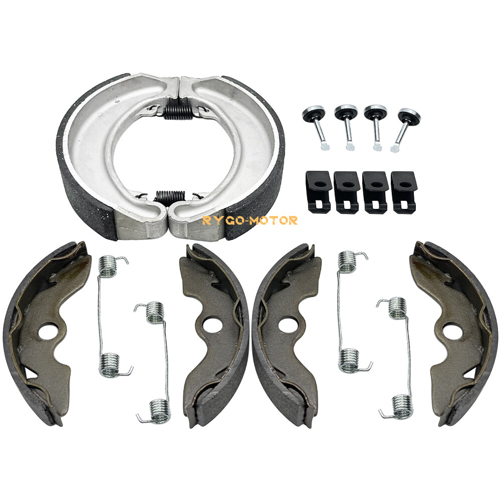 Front & Rear Brake Shoes Pins Kit for Honda Fourtrax 300 2x4 1988-2000 TRX300