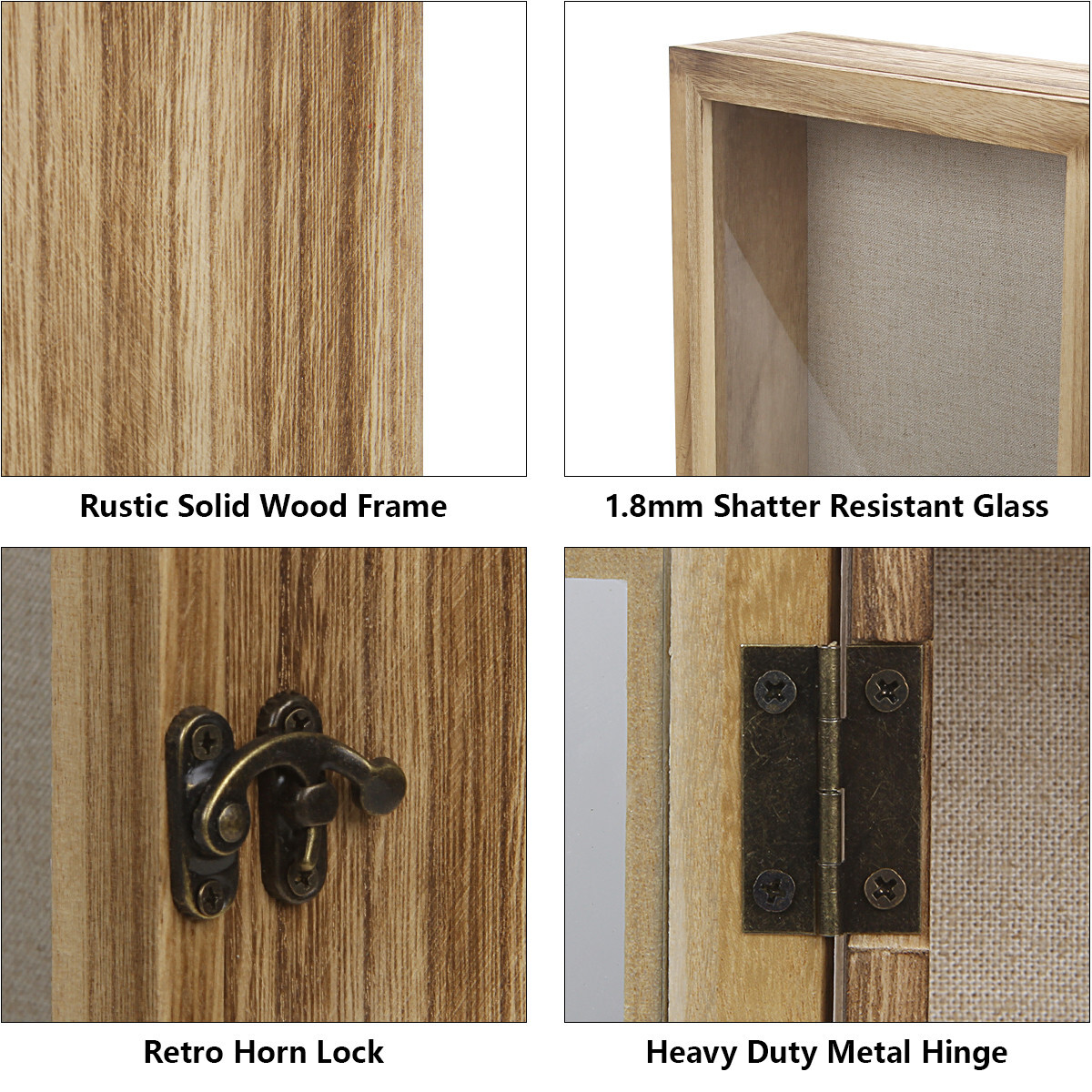 Shadow Box Display Case Large 11x16 Shadow Box Picture Frame W/ Drawer